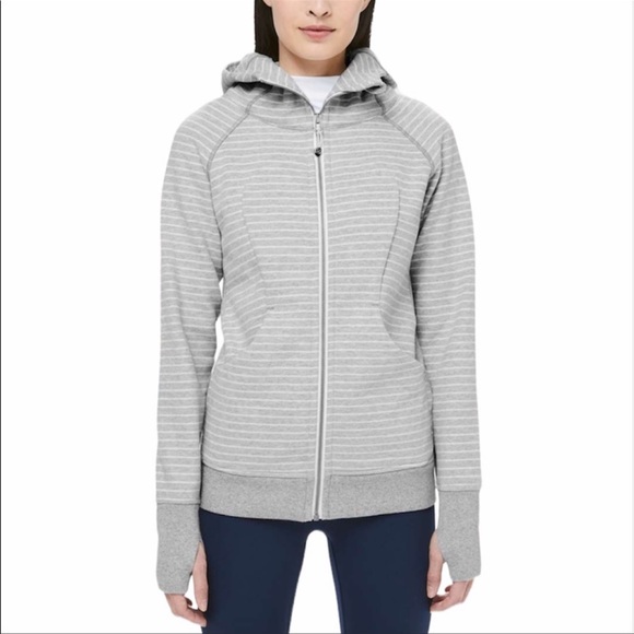 lululemon athletica Tops - Lululemon scuba zip up hoodie with stripes